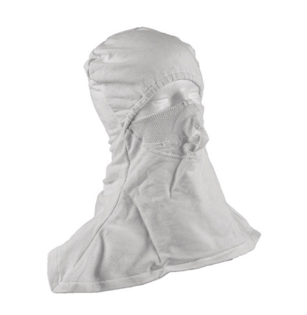 German Army White Aramide/Viscose Headgear Vintage Military Surplus Used