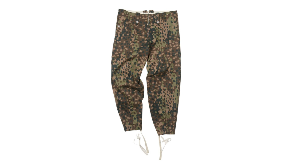 WW2 German M44 Pea Camo Field Pants – Reproduction, Size 40