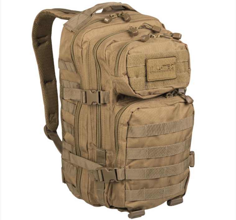 Coyote Tactical Assault Backpack 20L – Compact MOLLE Military Rucksack