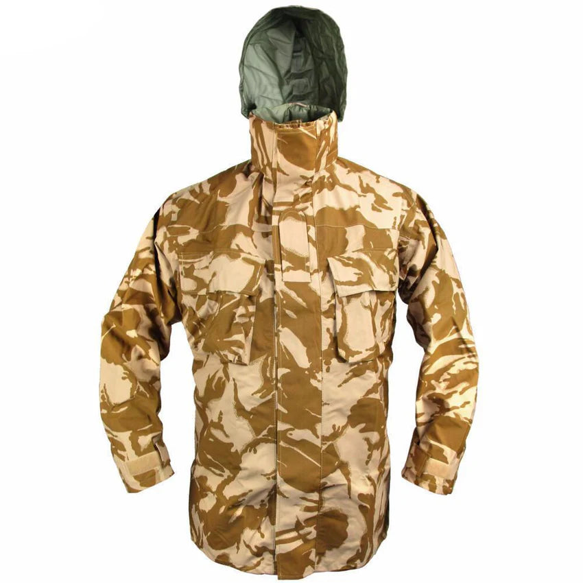 Original British Army Rain Jacket MVP Desert Camo Military Surplus