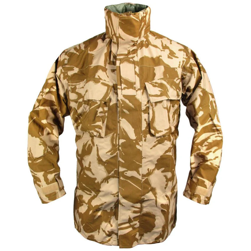 Original British Army Rain Jacket MVP Desert Camo Military Surplus