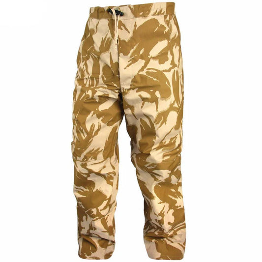 Original British Army Rain Pants DPM Desert Trousers Camo Military Surplus