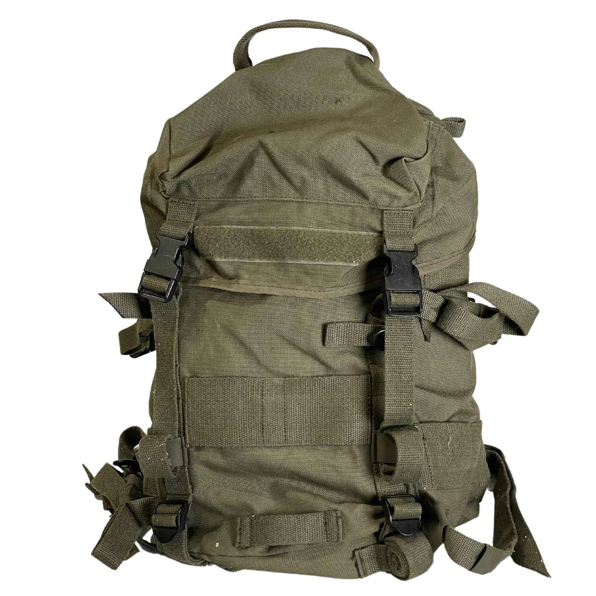 Genuine Austrian Army OD Rucksack Vintage Military Surplus Durable Used 30L Without Utility Bag