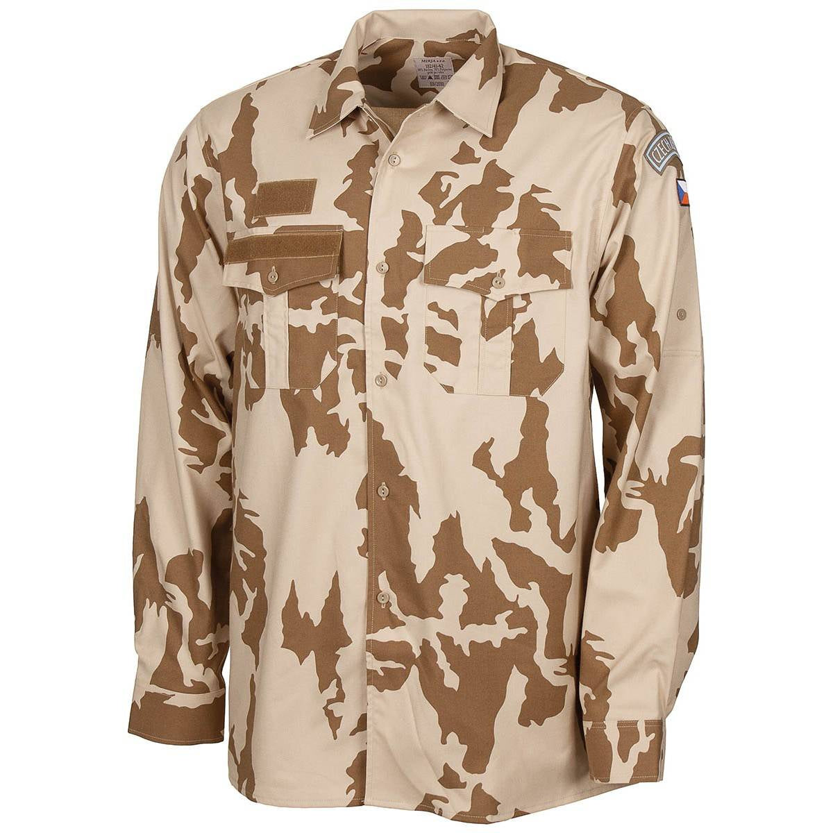 Original CZ Military Army Shirt Long Sleeves M 95 CZ Desert Camo New