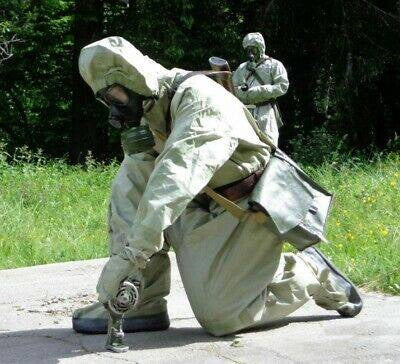 Vintage Polish Army NBC Suit Set, Olive Green Military Surplus, Cold War Collectible
