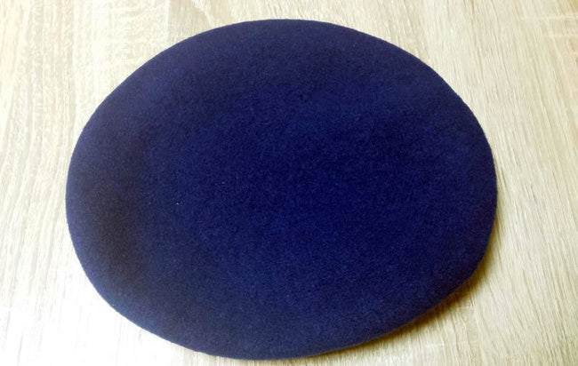 Original Plein Ciel Beret German Army Commando Bundeswehr 100% Merino Wool Blue