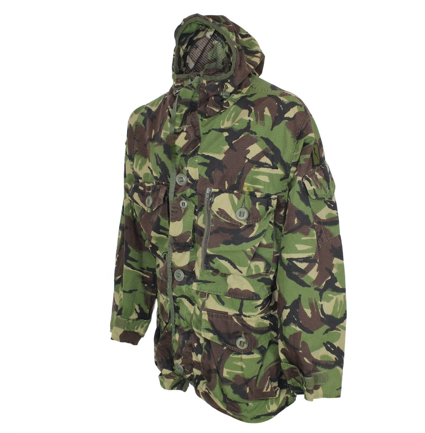 Original British Army Military Combat DPM Jacket Parka Smock Windproof Camo Used Size 180/96