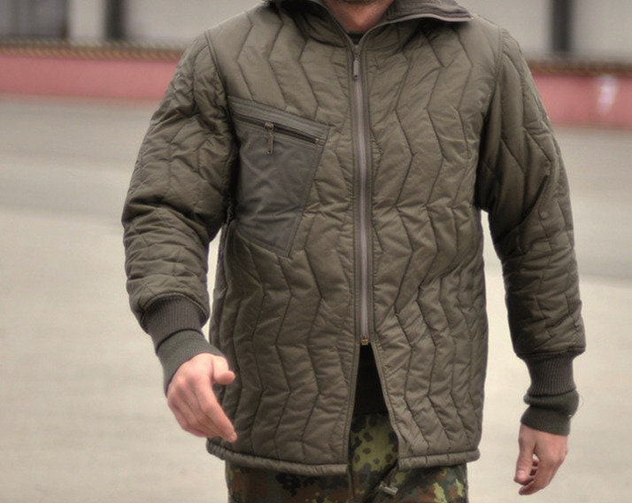 Original German Army Flecktarn Camo Field Parka with Liner – Military Surplus NEW