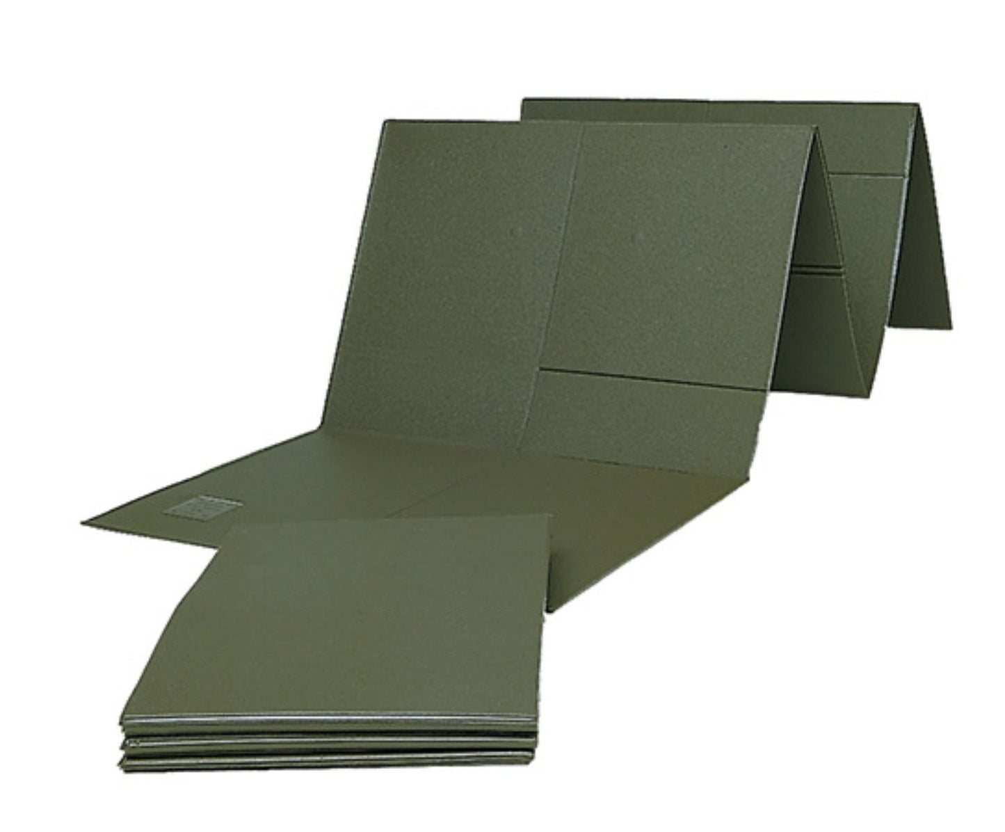 German Army OD Folding Sleeping Pad Vintage Military Surplus Used