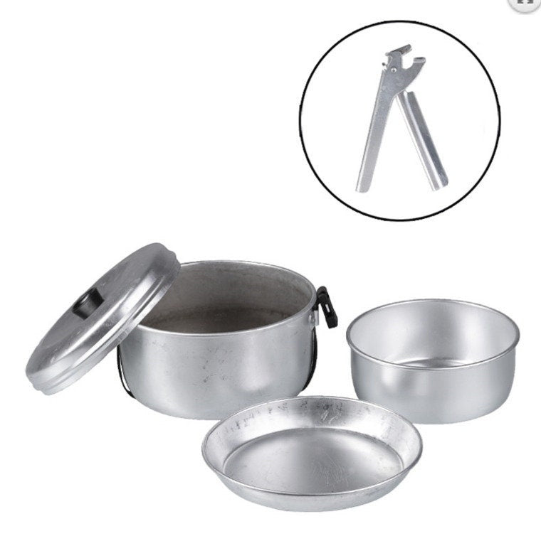 Genuine German Army 5-Pieces Trangia® Cook Set - Vintage Military Surplus Used