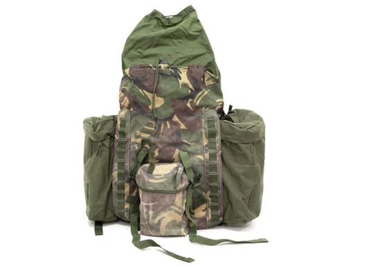 Genuine British Army Camo Rucksack Medium Vintage Military Surplus Durable Used