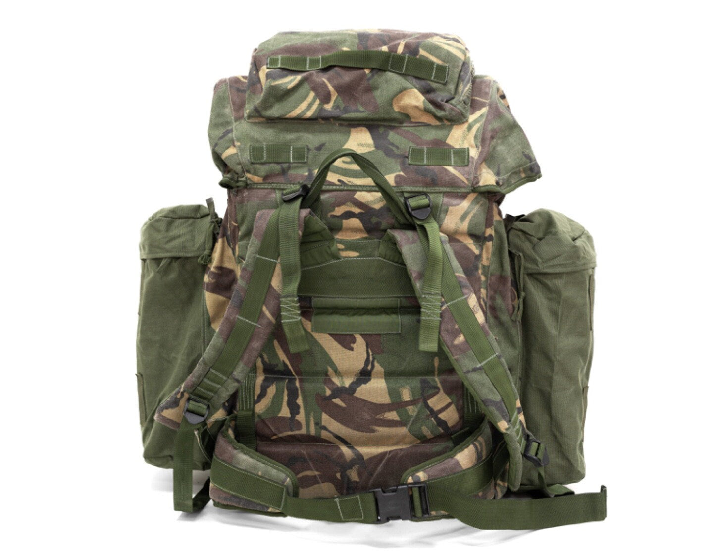 Genuine British Army Camo Rucksack Medium Vintage Military Surplus Durable Used