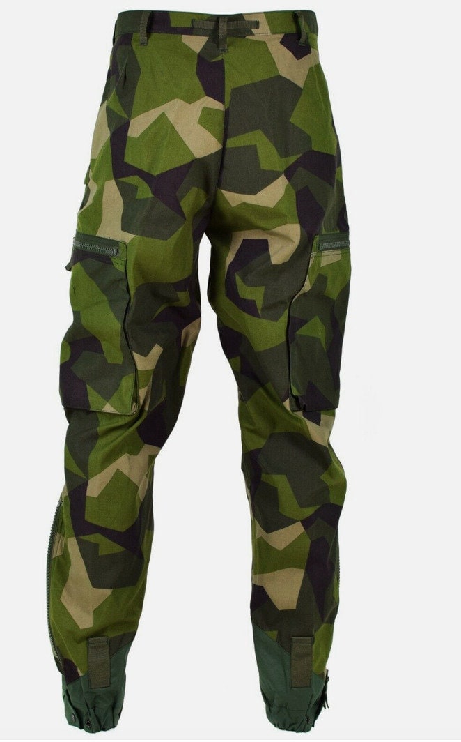 Original Swedish Army Trousers M90 Splinter – Used