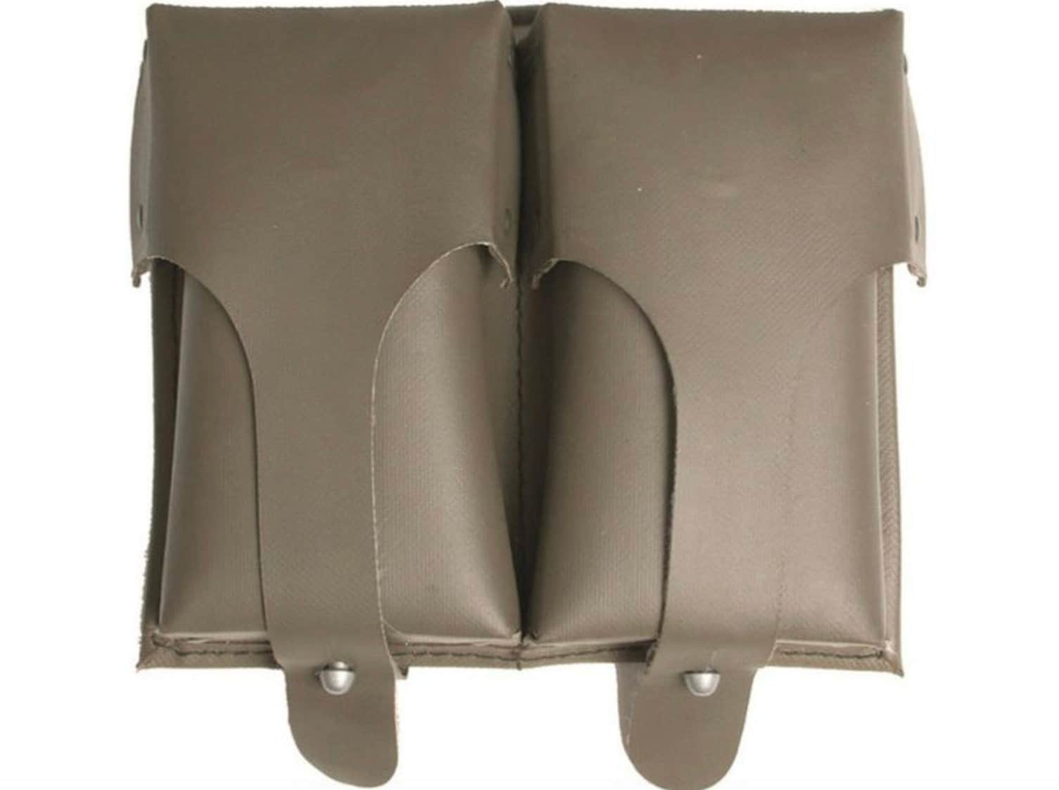 Vintage German Military Surplus Utility Pouch – Coated, Used