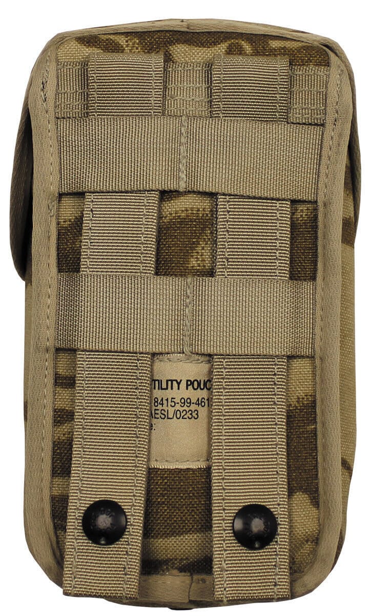 Original British Army Large Utility Pouch MOLLE Compatible DPM Desert Camo
