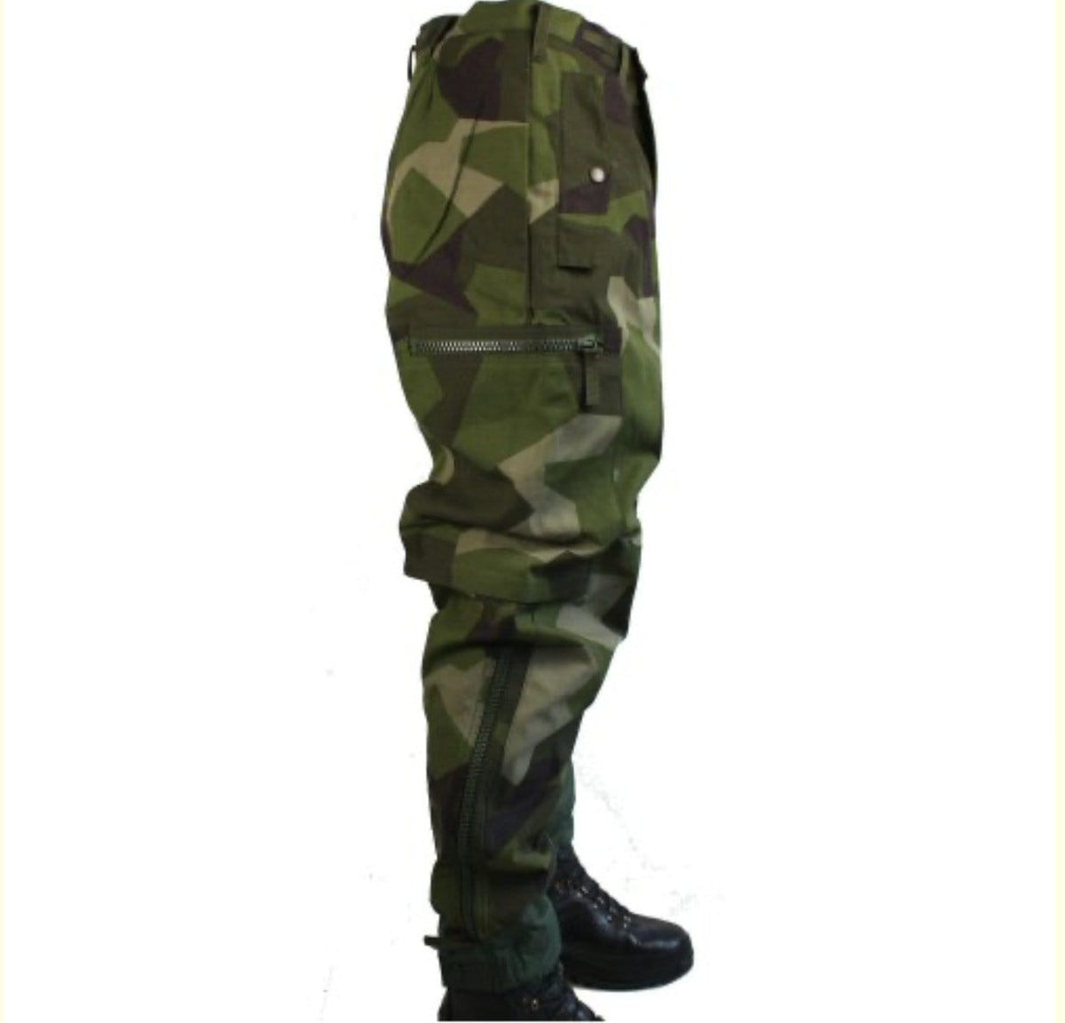 Original Swedish Army Trousers M90 Splinter – Used