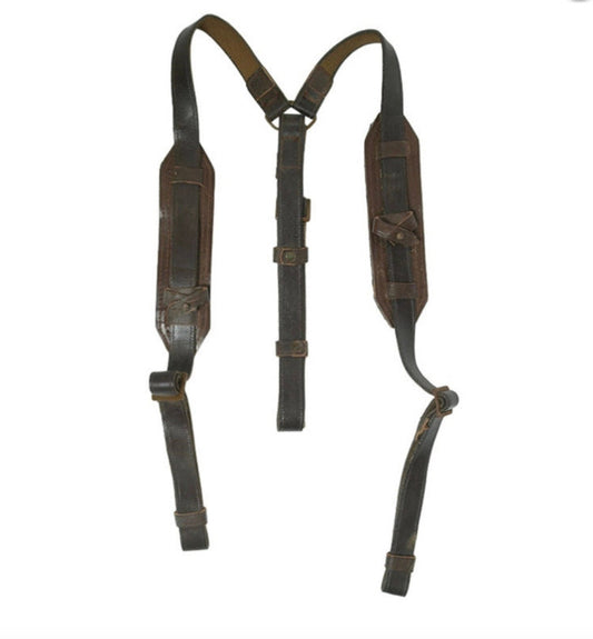 Russian Web Field Suspenders Olive Drab Military Surplus Post-War Durable Used