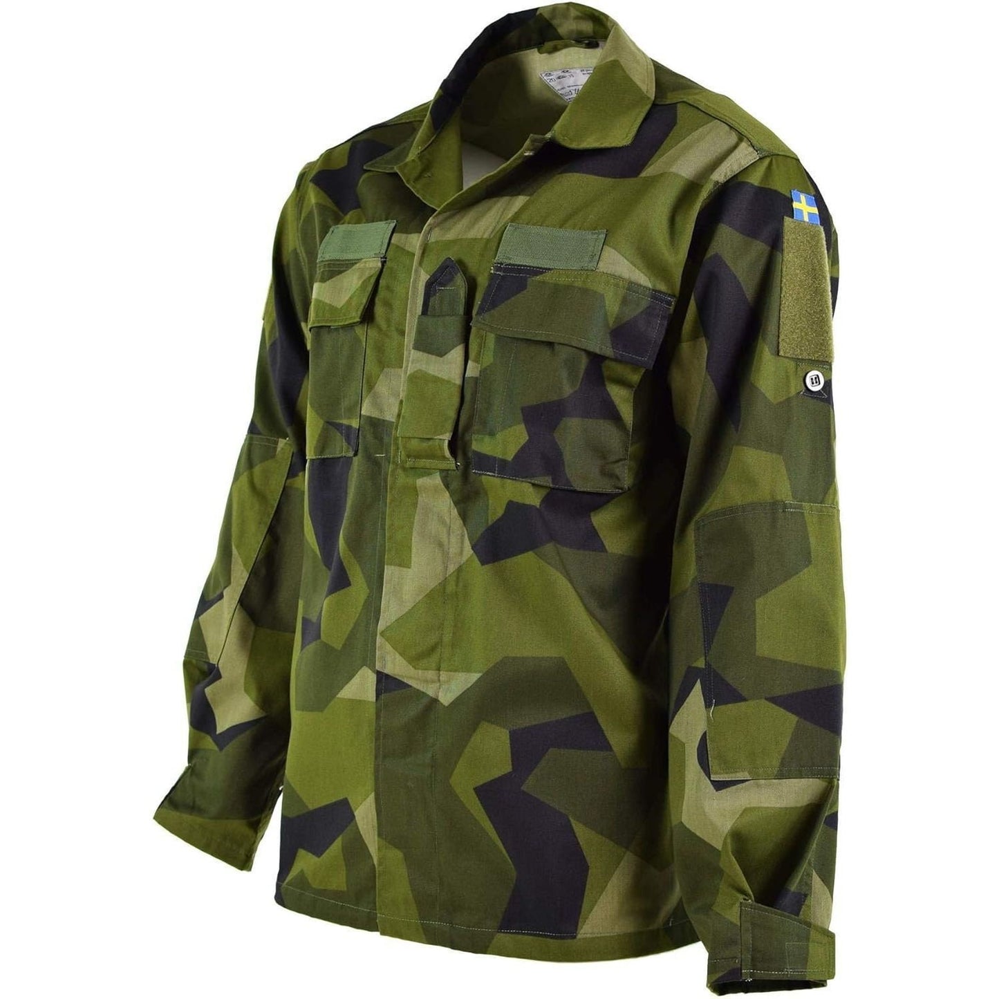 Original Swedish Army M90 Light Jacket Splinter Military Camo Field Combat NEW