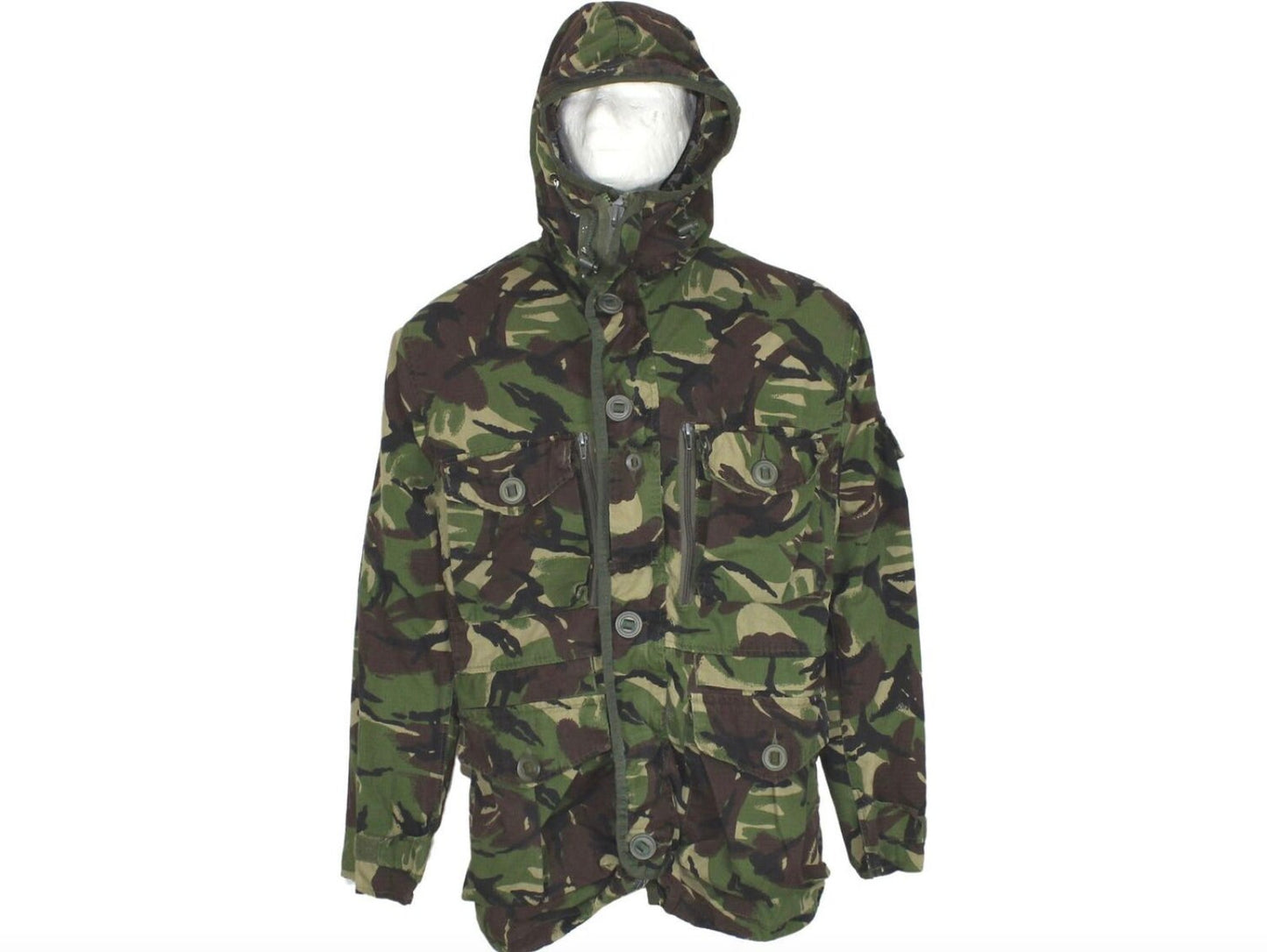 Original British Army Military Combat DPM Jacket Parka Smock Windproof Camo Used Size 180/96