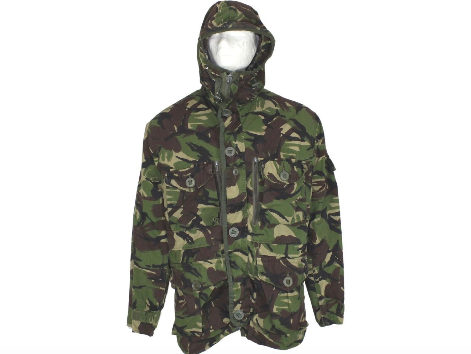 Original British Army Military Combat DPM Jacket Parka Smock Windproof Camo Used Size 180/96