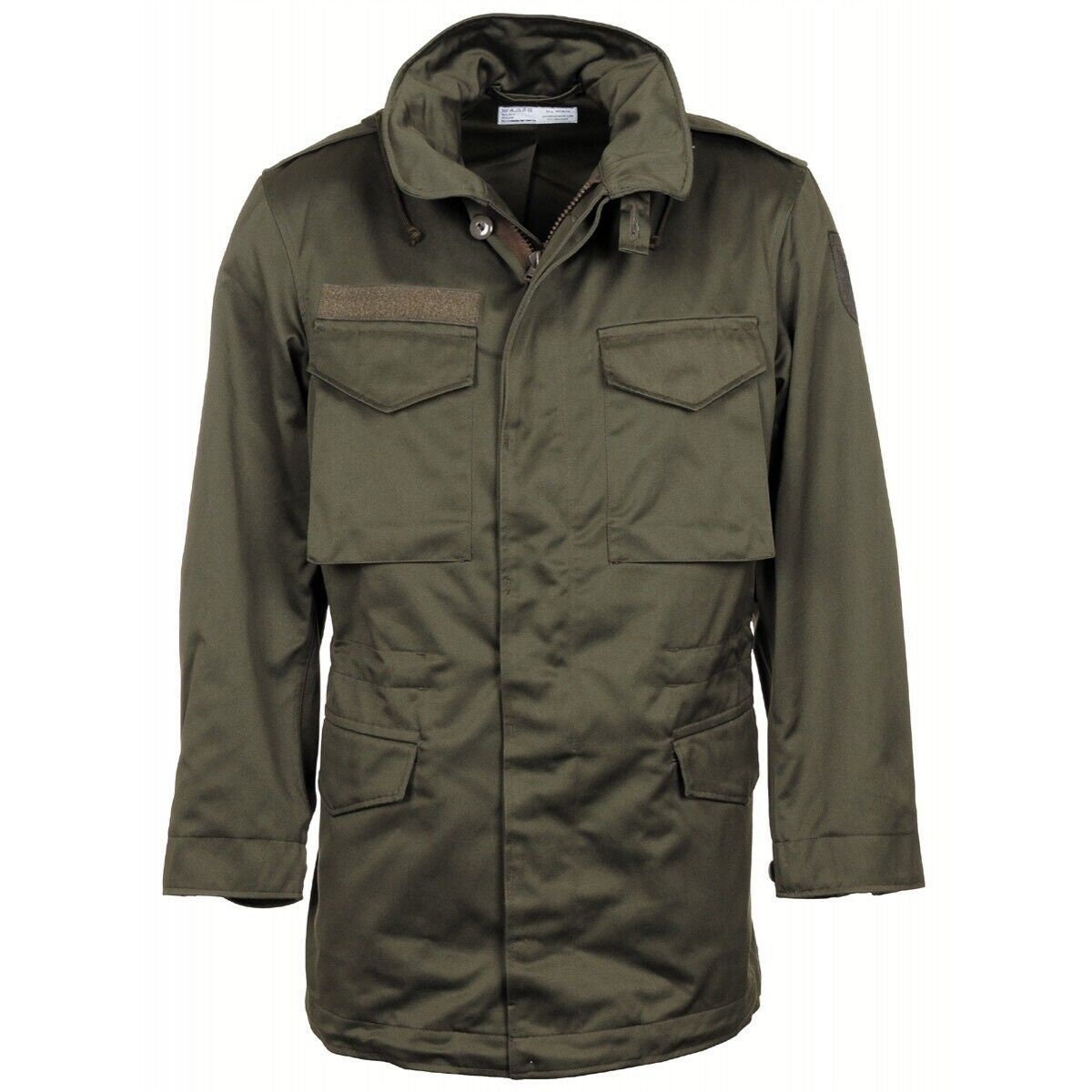 Austrian Army Jacket OD Green Military Surplus Used Durable Tactical Gear