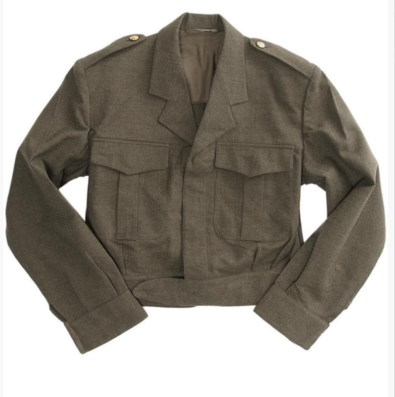Authentic Belgian Army Field Ike Jacket in Olive Drab Wool – Genuine Military Surplus