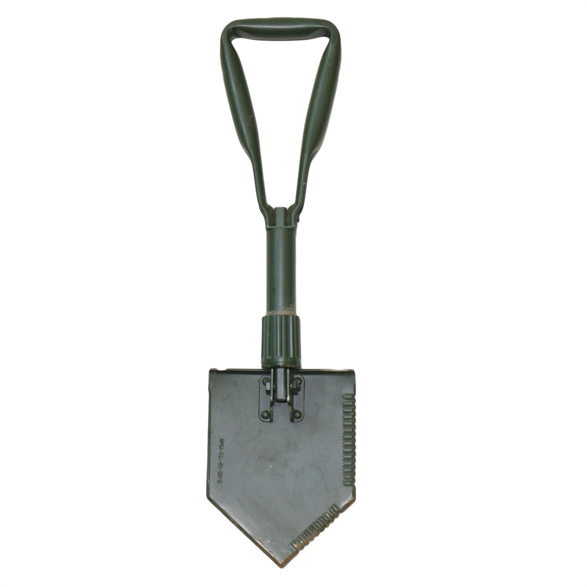 MFH Folding Spade 3-part Green with Orig. US Pouch