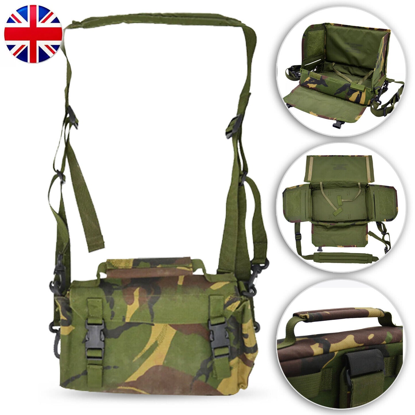 GB Original Military Army Case Lightweight Manpack DPM New