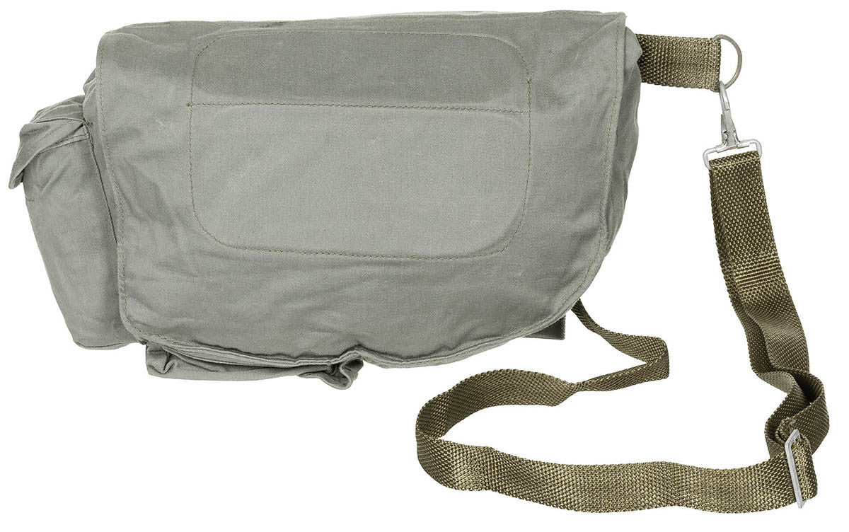 PL Original Military Bag For Protective Mask MP4 Canvas OD green Used