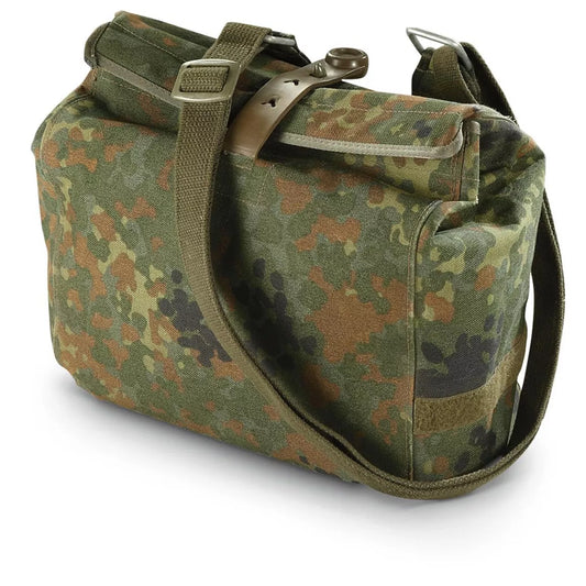 German Army Flectarn Camouflage Mask Bag Durable Military SurplusVintage Used