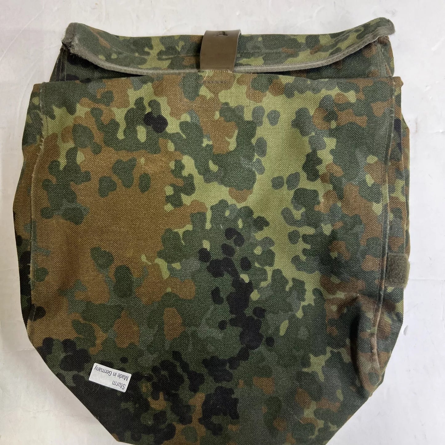 German Army Flectarn Camouflage Mask Bag Durable Military SurplusVintage Used