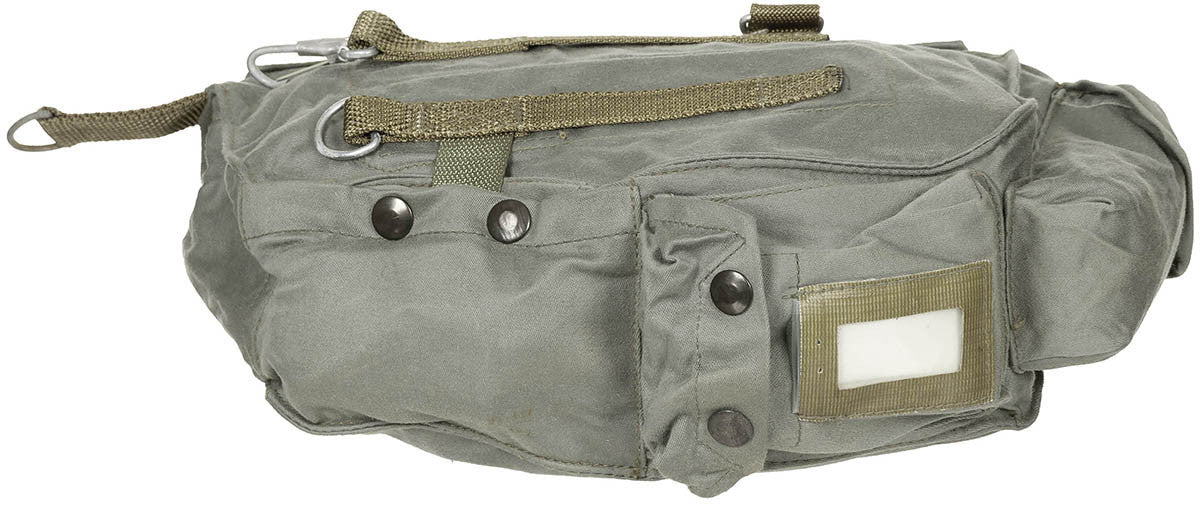 PL Original Military Bag For Protective Mask MP4 Canvas OD green Used