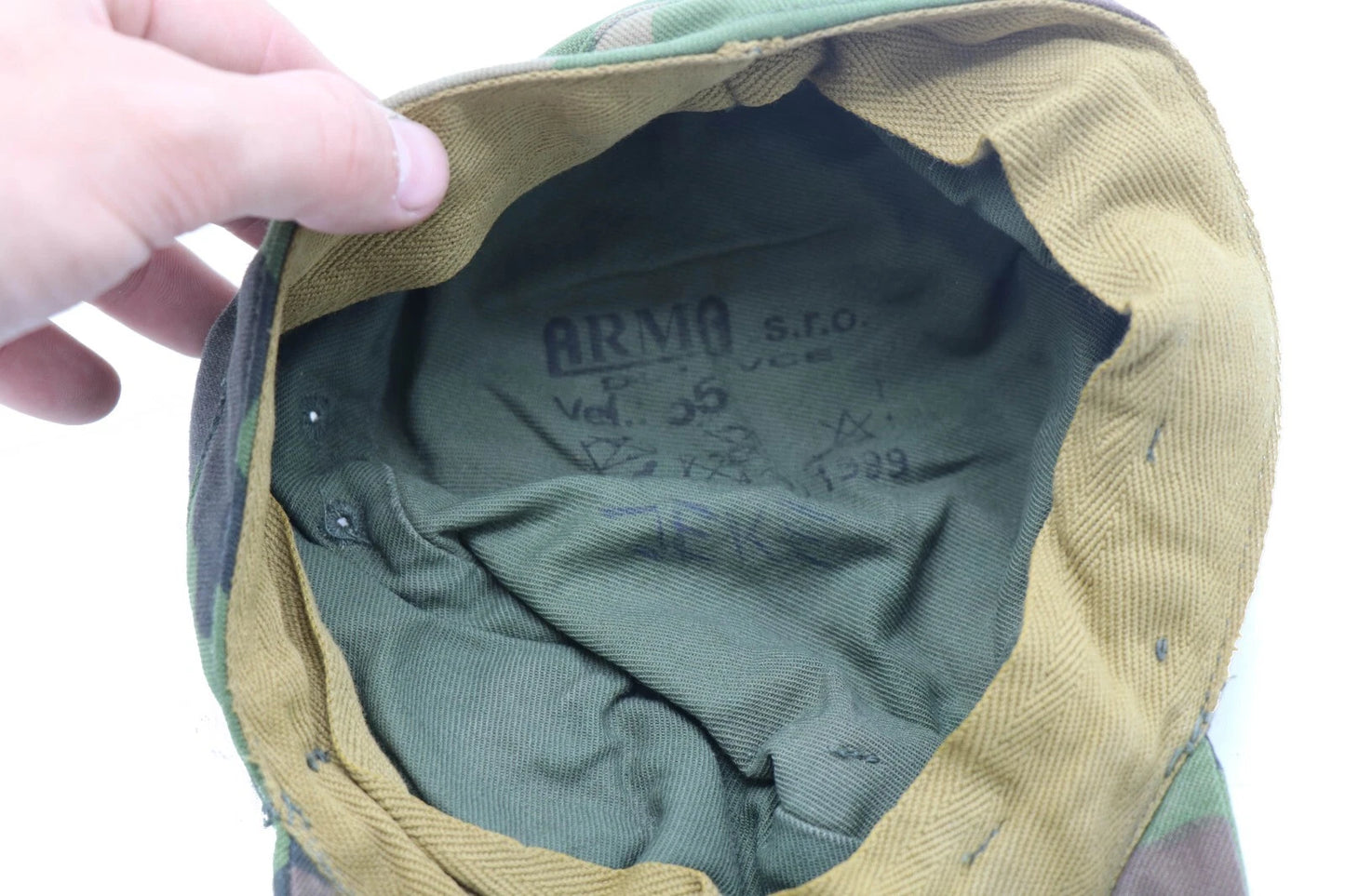 Original Slovakian Army Military Field Cap M 97  Camo Used