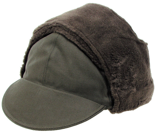 Original German Army Bundeswehr Military Winter Cap OD Green New
