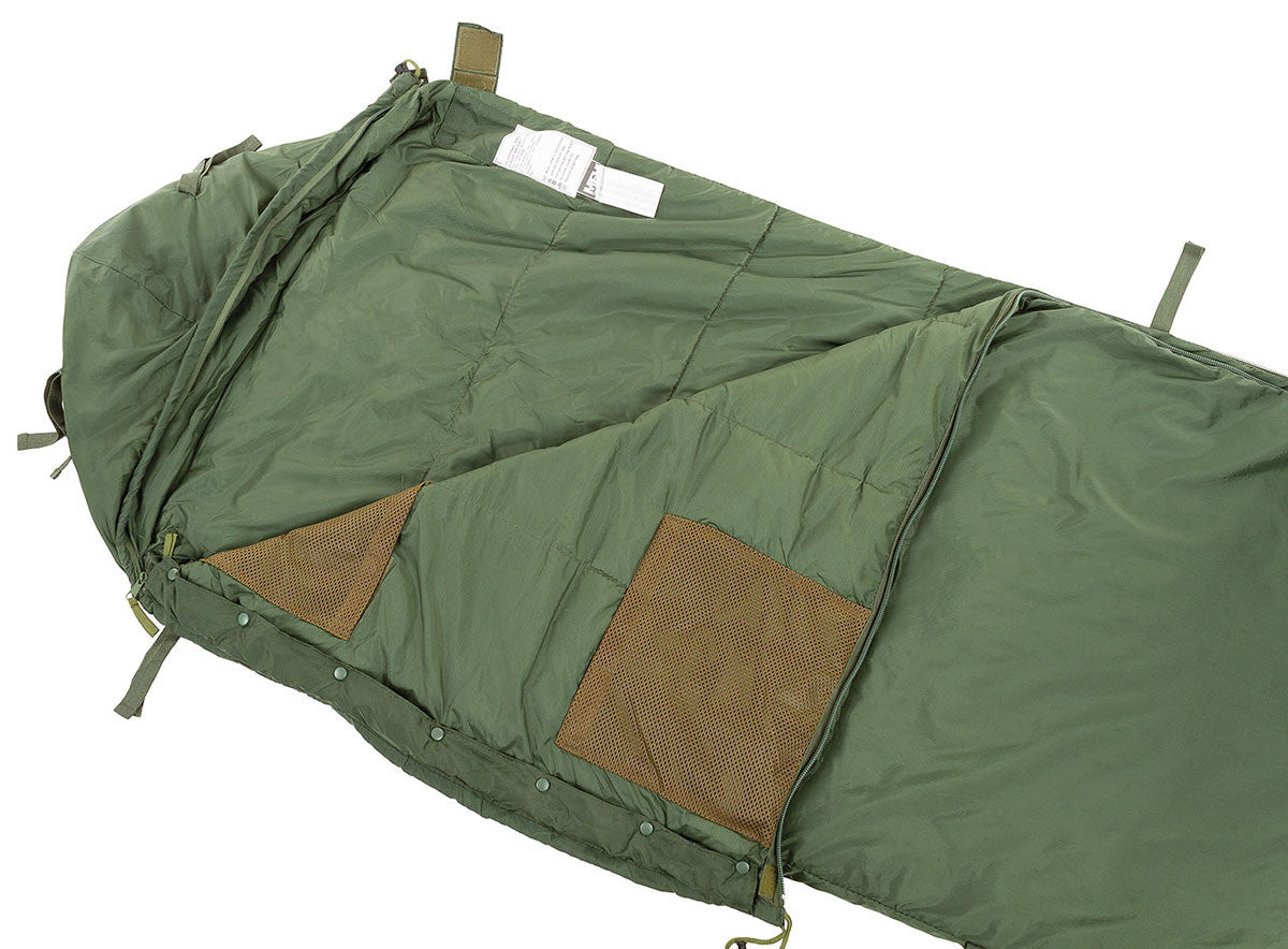GB Sleeping Bag OD Green Lightweight Modular Inner Rollable Mosquito Net