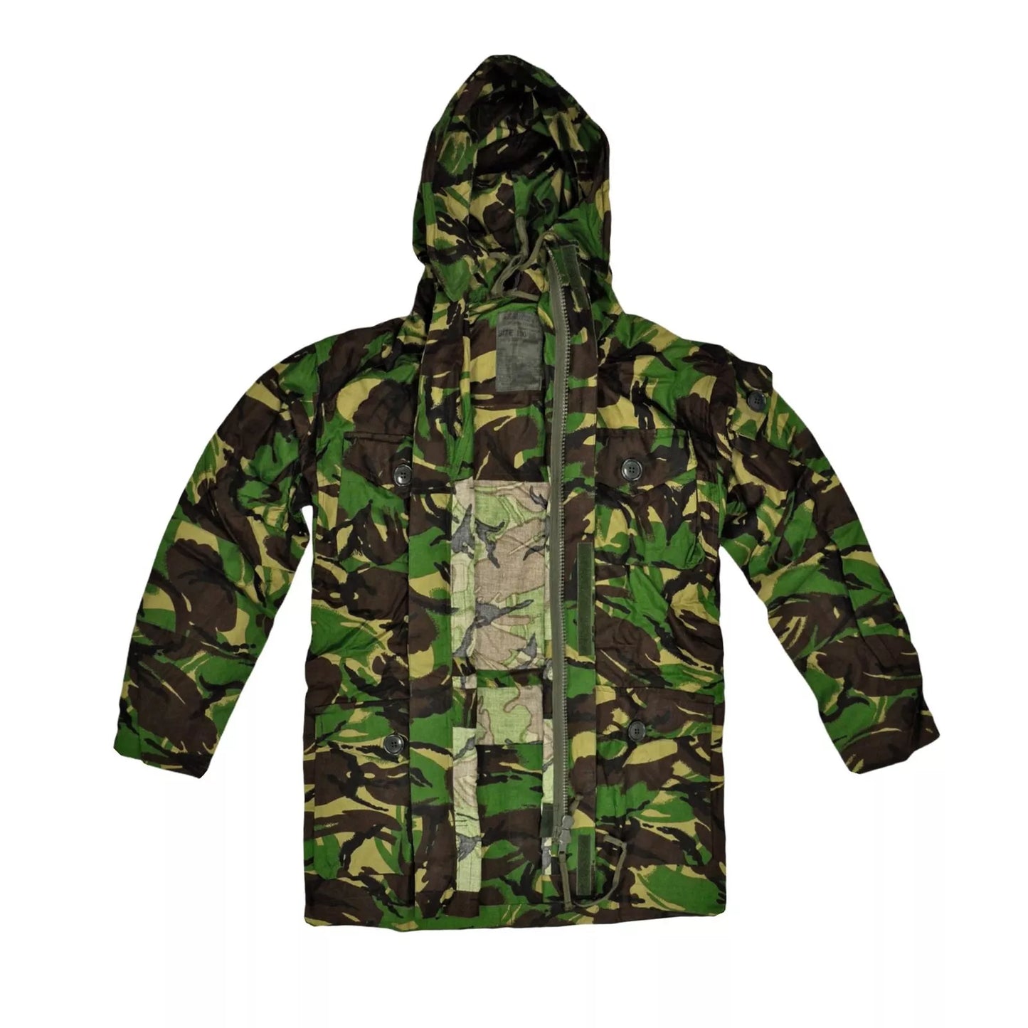 Original British Army Military Combat DPM Jacket Parka Smock Windproof Camo Used Size 180/96