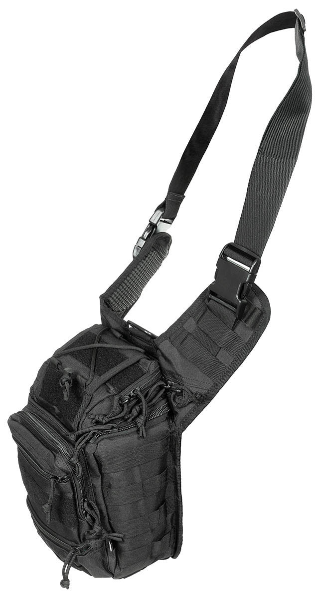 Shoulder Bag Military Army Combat Style Deluxe Adjustable Black