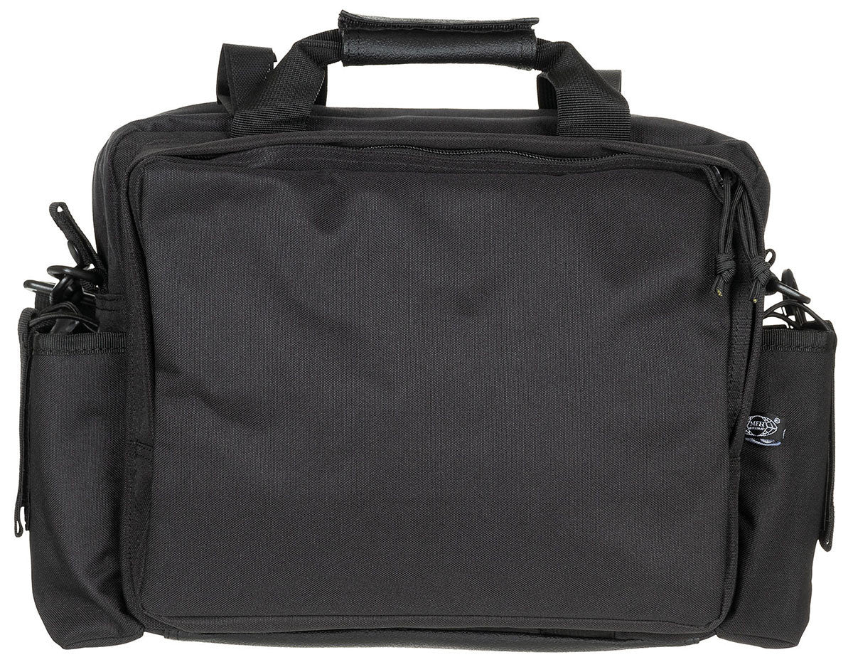 Black Military Operations Bag Multi-Pocket Shoulder Strap Included