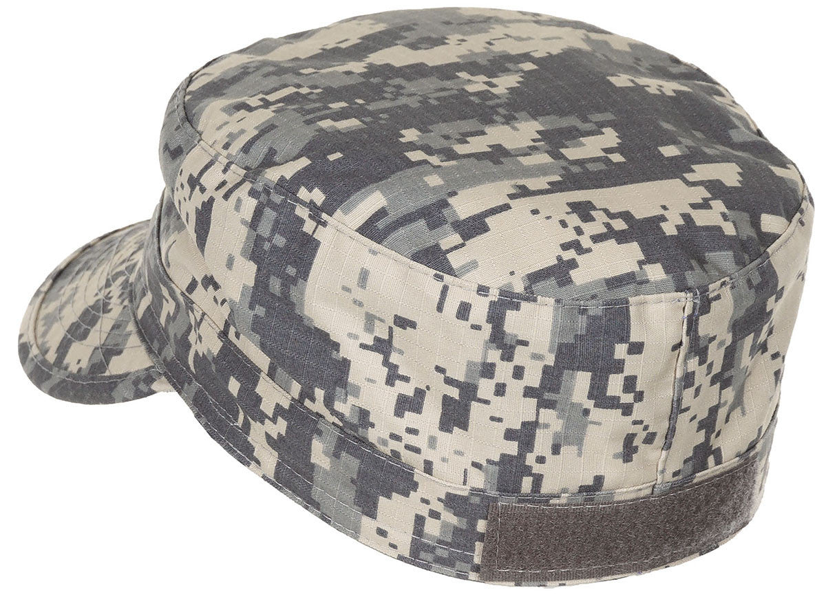 US Army Military Field Camo Cap ACU Rip Stop AT-digital