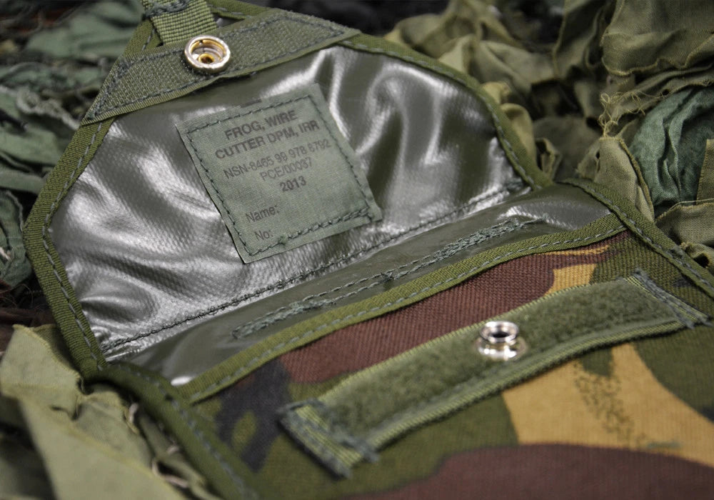 British Original Military Army Pouch For Wire Cutter DPM Camo Used