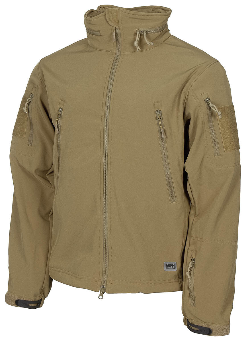 Scorpion Windproof Soft Shell Jacket Men's Army Combat Military Coyote Tan