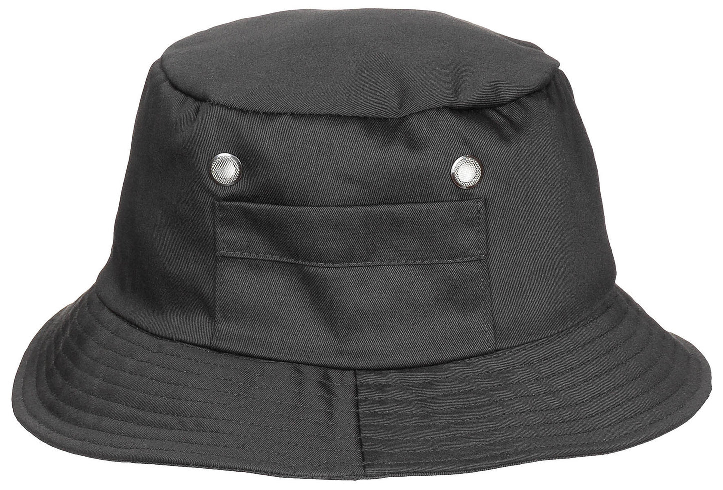 MFH Fisherman Headwear Hat Bucket Hiking Outdoor Jungle Fishing Black