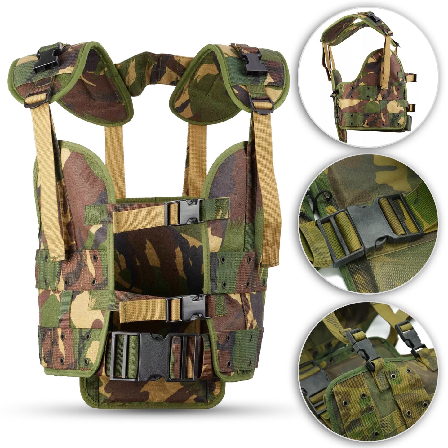Original Dutch Army Military Vest Tactical NL Camo Tactical Load Bearing