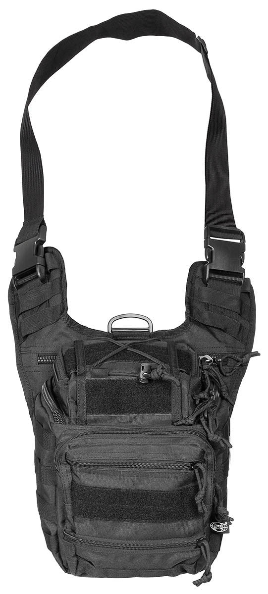 Shoulder Bag Military Army Combat Style Deluxe Adjustable Black