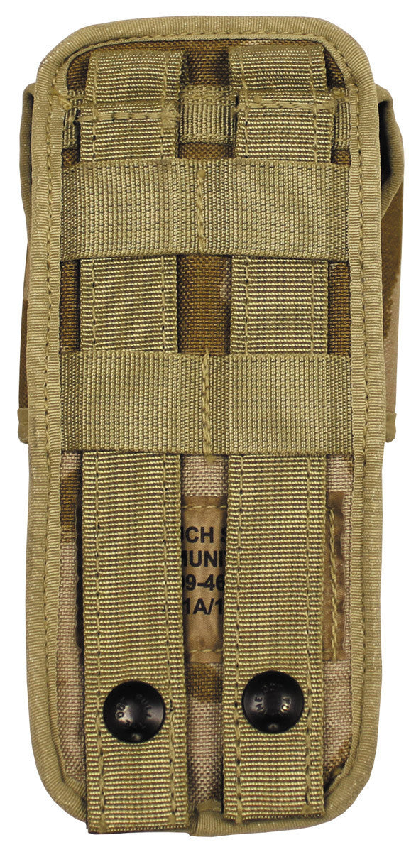 British Original Military Army Ammo Pouch SA 80 MOLLE DPM Desert New