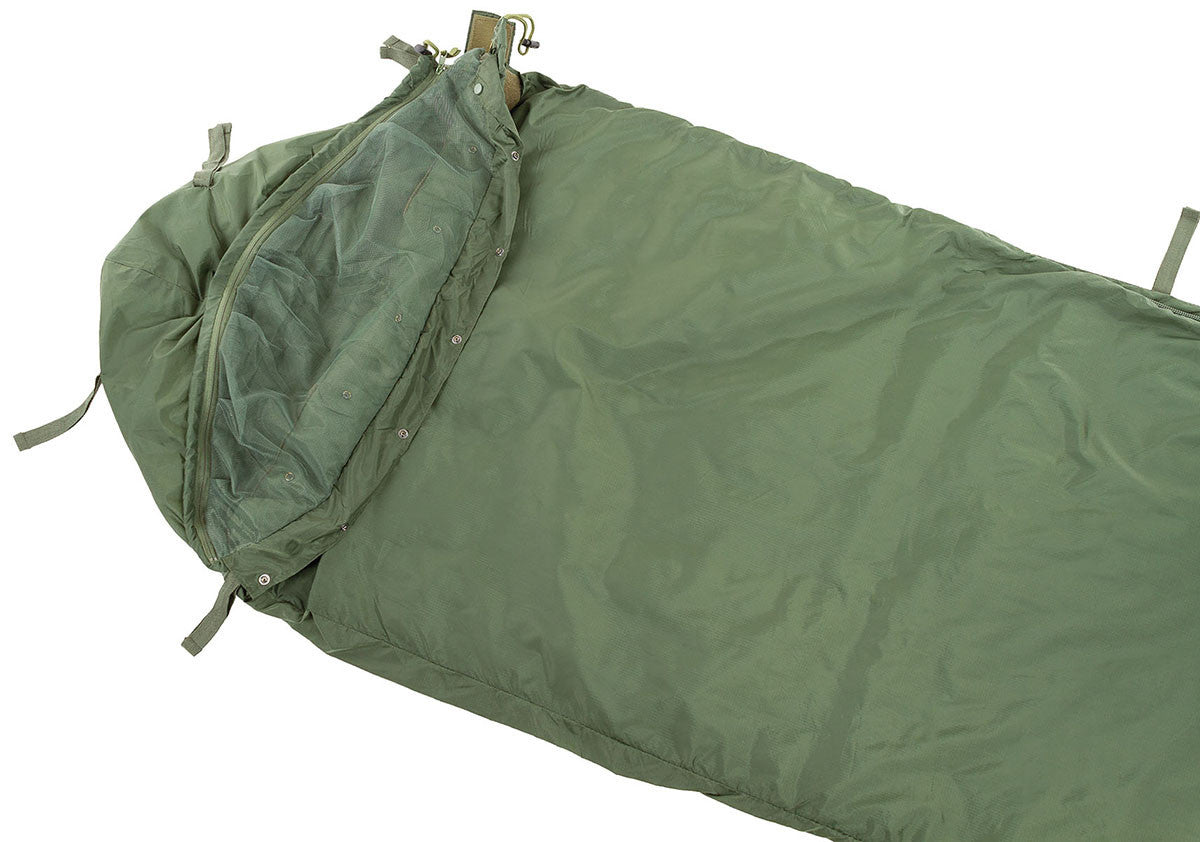 GB Sleeping Bag OD Green Lightweight Modular Inner Rollable Mosquito Net