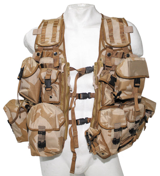 Original British GB Army Military Vest Tactical Used DPM Desert Camo