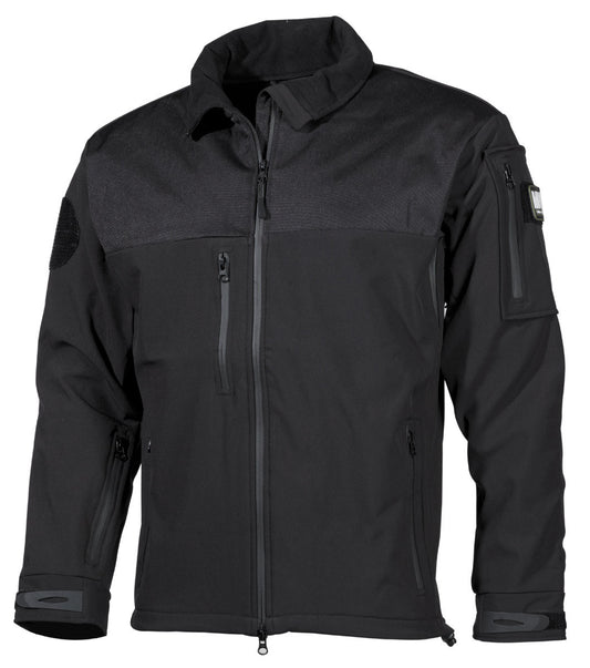 Australia Windproof Waterproof Soft Shell Jacket Men Army Military Combat Black