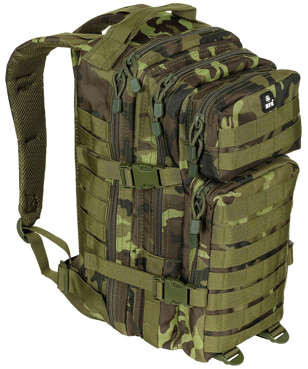 US 30L Backpack Assault I Tactical MOLLE M95 CZ Camo Airsoft MFH Brand