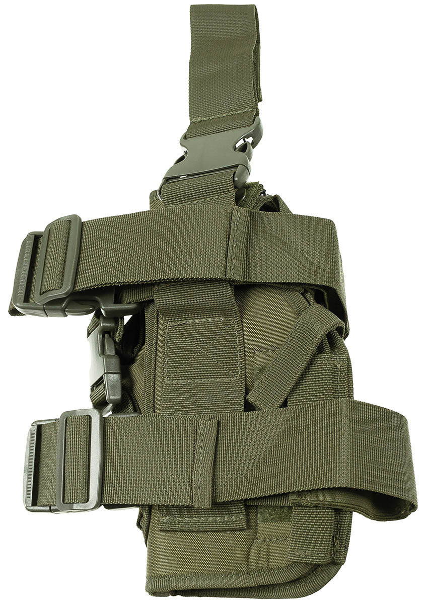 OD Green Right Leg Holster Adjustable Straps Detachable Belt Strap
